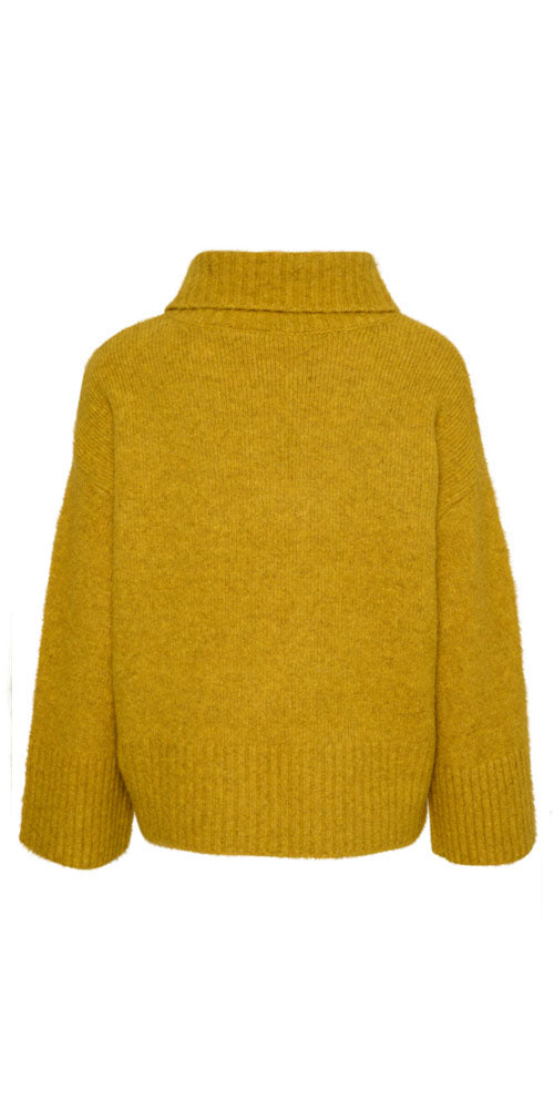 Saint Tropez Wool Blend Sweater, mustard