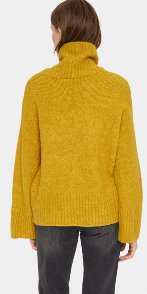 Saint Tropez Wool Blend Sweater, mustard