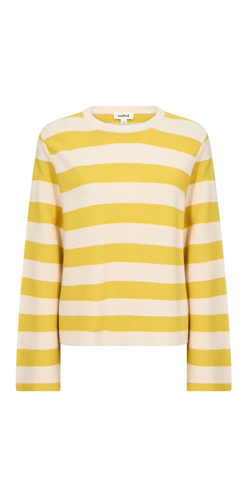 Soaked Striped Knit Pullover